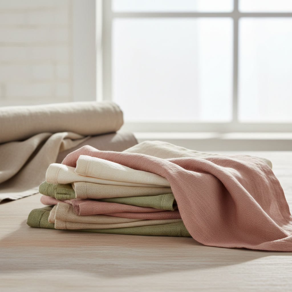 Elevate Your Dining Experience with Luxurious Clothe Napkins Linen Fabric