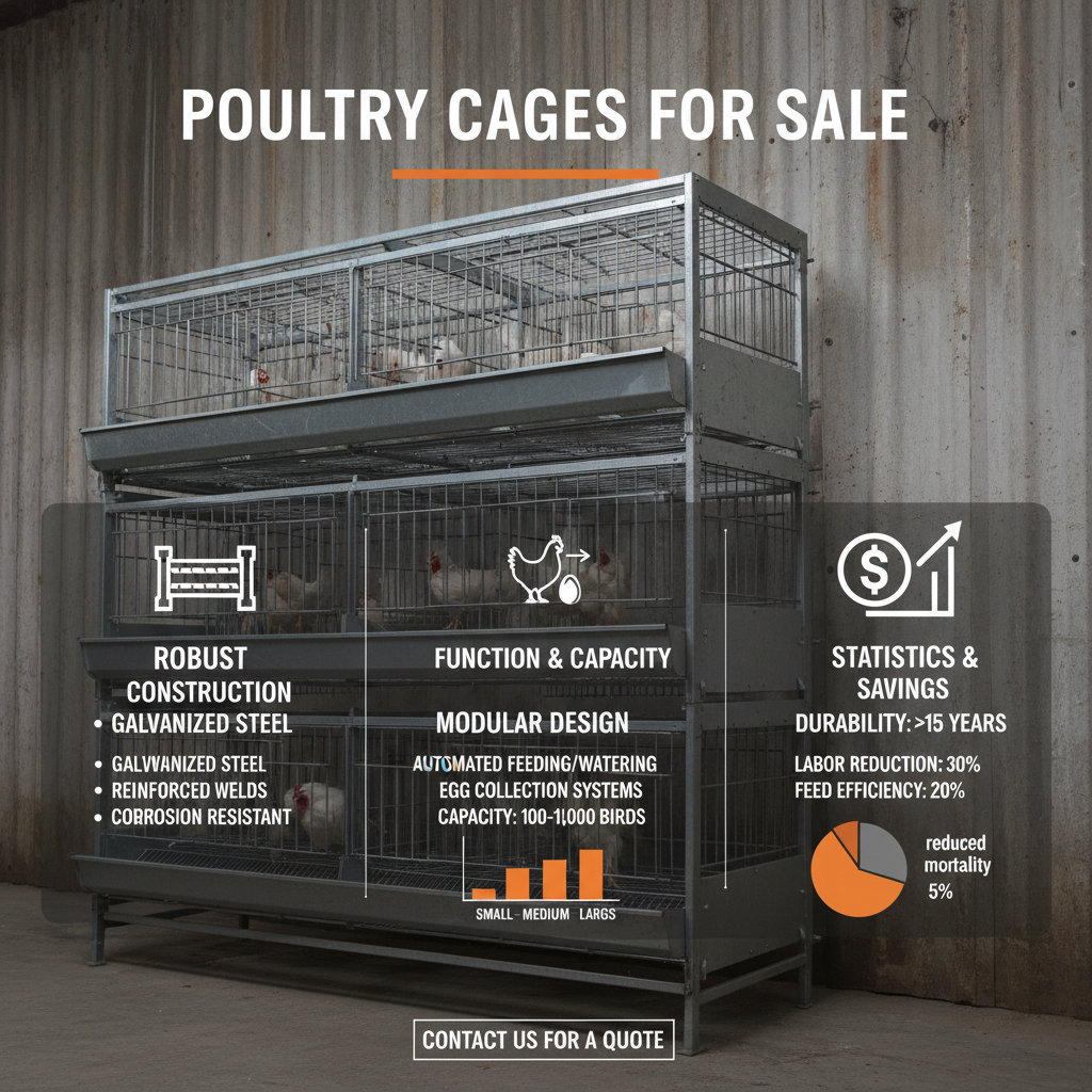 Find Durable Poultry Cages for Sale to Enhance Your Farm Efficiency