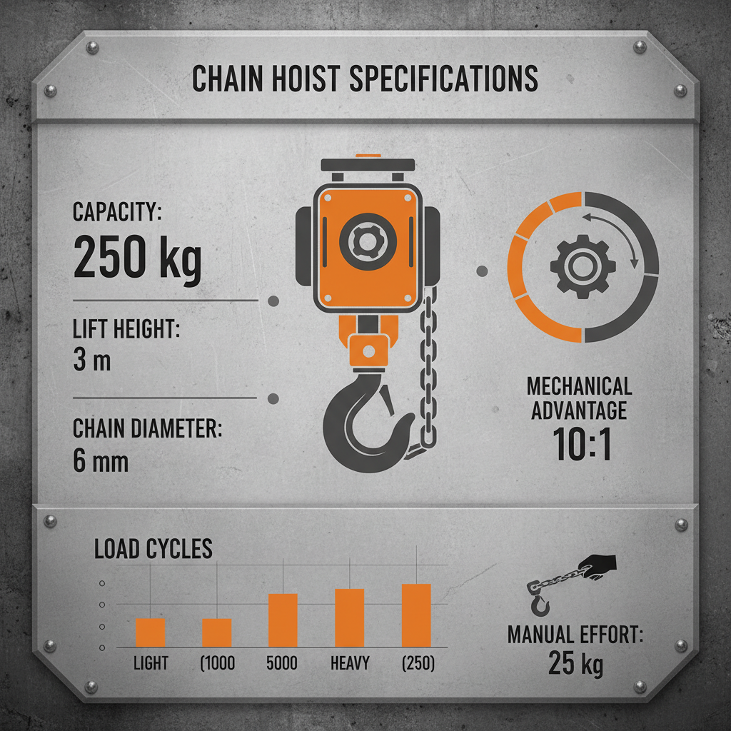 Comprehensive Guide to the 250kg Chain Hoist for Efficient Lifting Operations