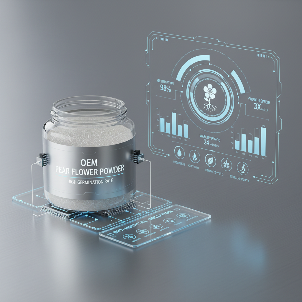 OEM Pear Flower Powder with High Germination Rate for Optimal Orchard Productivity