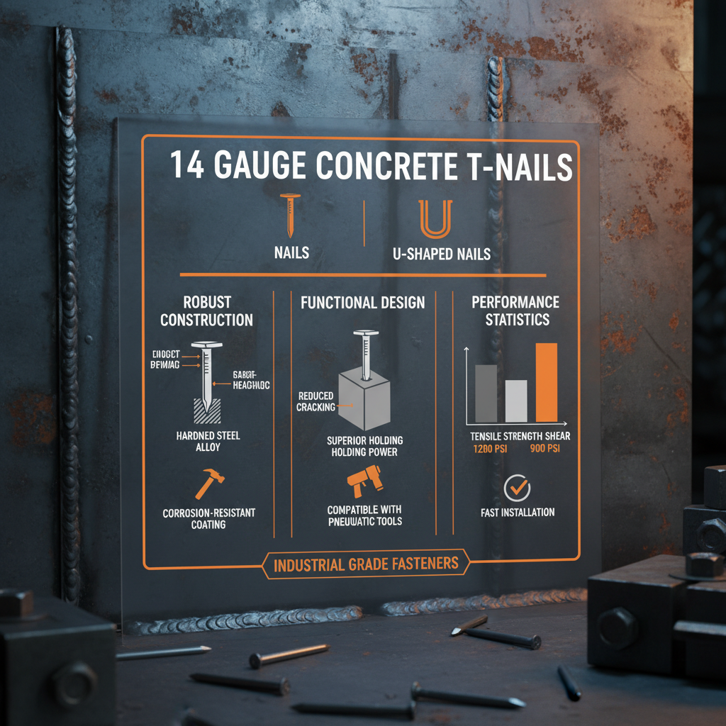 Comprehensive Guide to Choosing the Right 14 Gauge Concrete T Nails for Your Projects