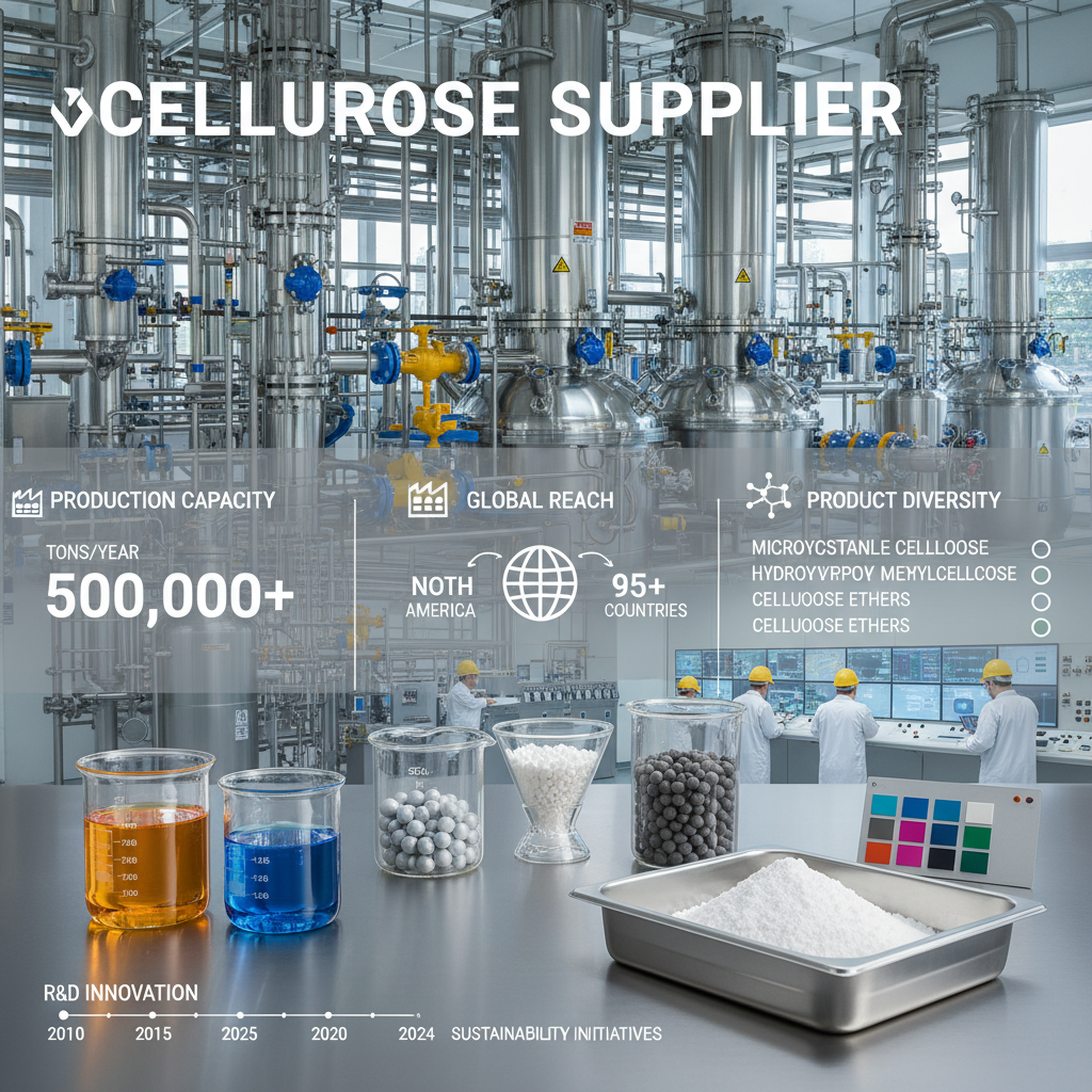 Choosing a Reliable Cellulose Supplier for Optimal Product Quality and Supply Chain Efficiency