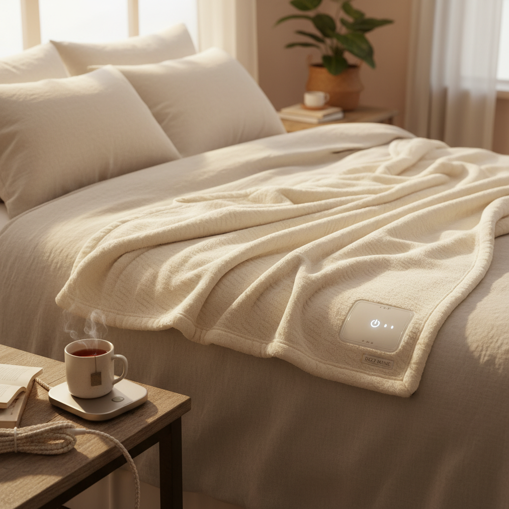 Experience Unmatched Comfort with a Cordless Heated Blanket for Cozy Nights