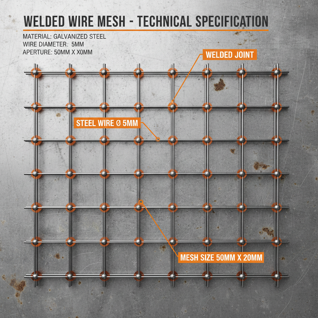 Comprehensive Guide to 50 x 50 Welded Wire Mesh Applications and Specifications