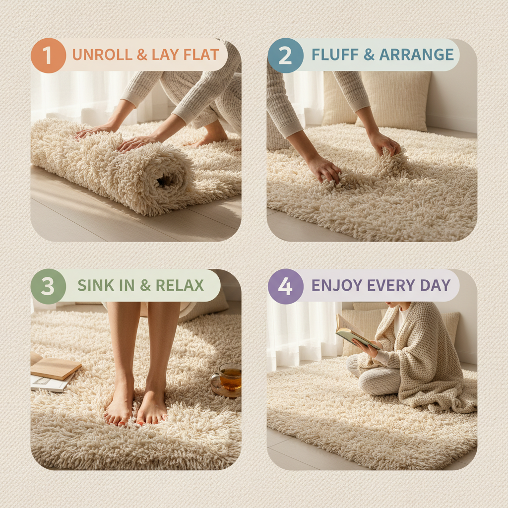 Indulge in the Luxurious Comfort of a Super Plush Rug for Your Home