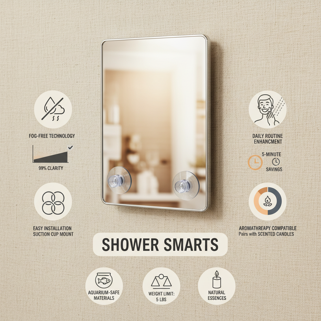 Find the Perfect Fogless Shower Mirror with Suction Cups for Your Routine