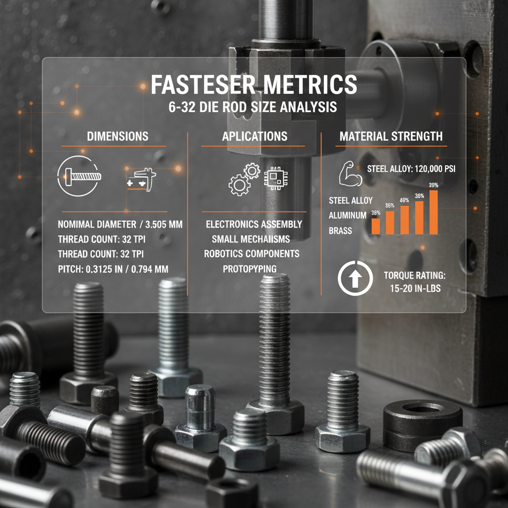 Comprehensive Guide to 6 32 Die Rod Size for Precision Threading Applications