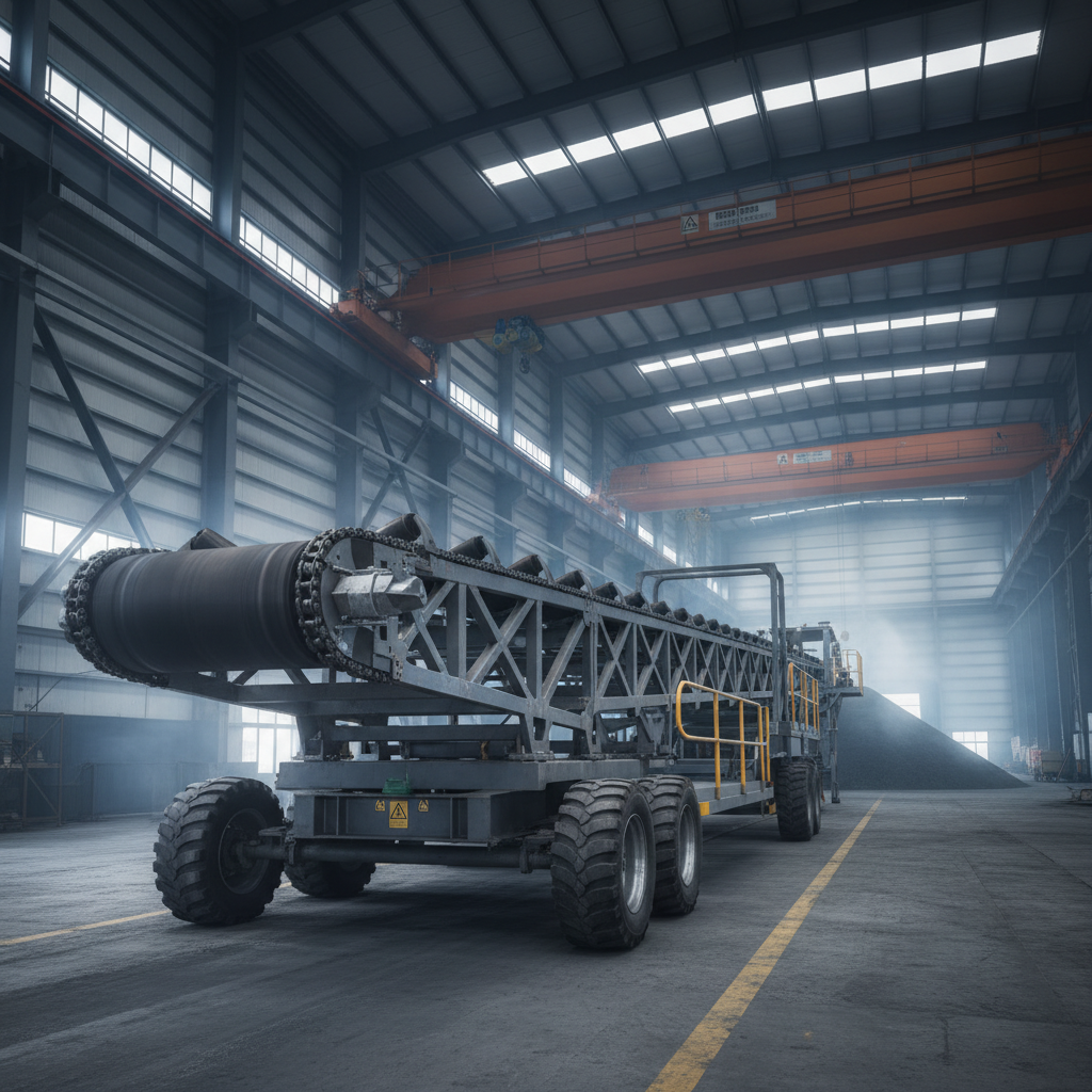 Optimizing Bulk Material Handling with Portable Radial Stacking Conveyors