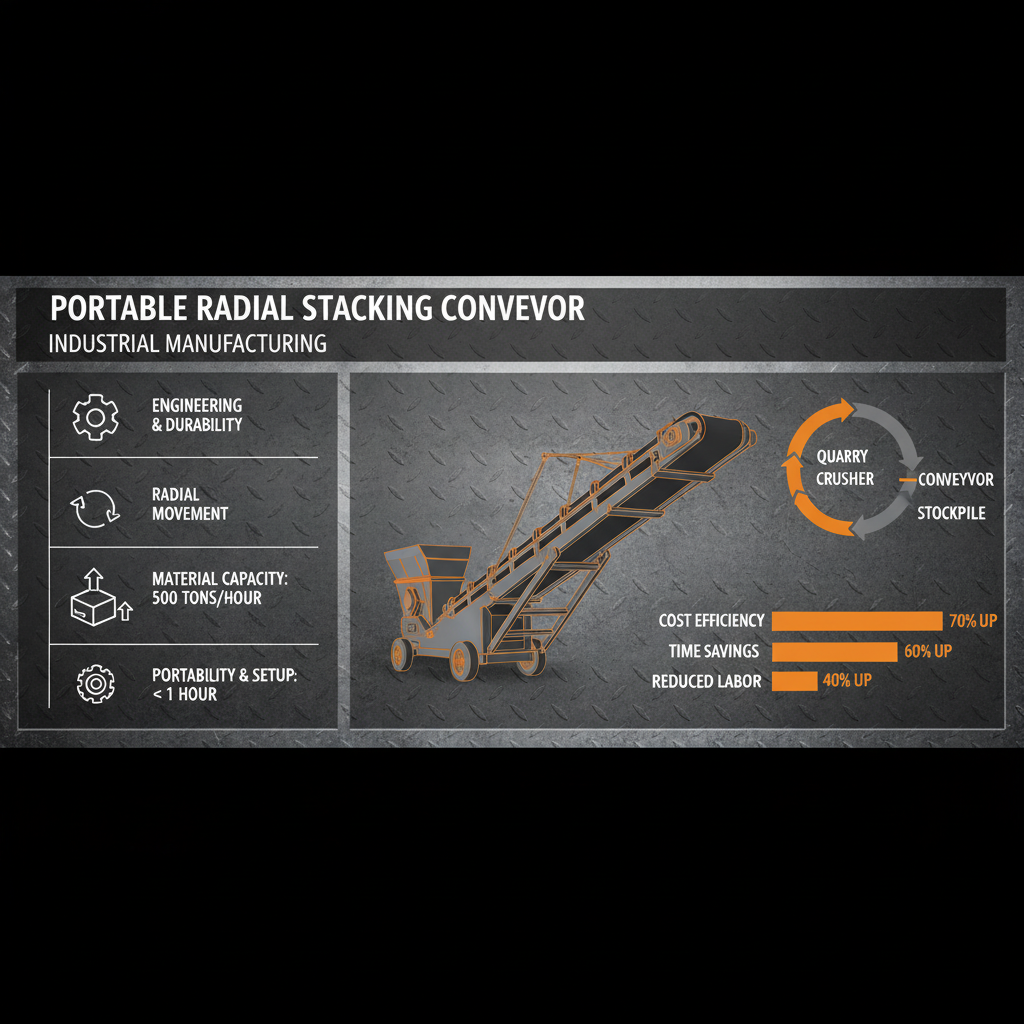 Optimizing Bulk Material Handling with Portable Radial Stacking Conveyors