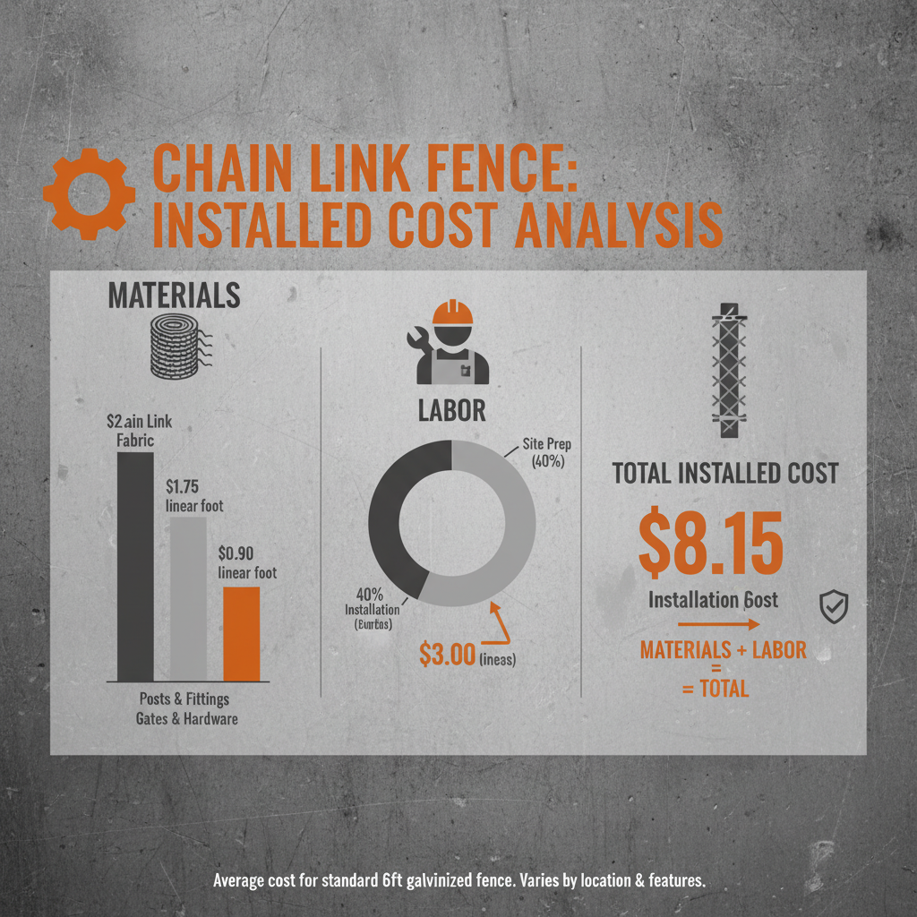 Understanding the Cost of Chain Link Fence Installed for Security and Property