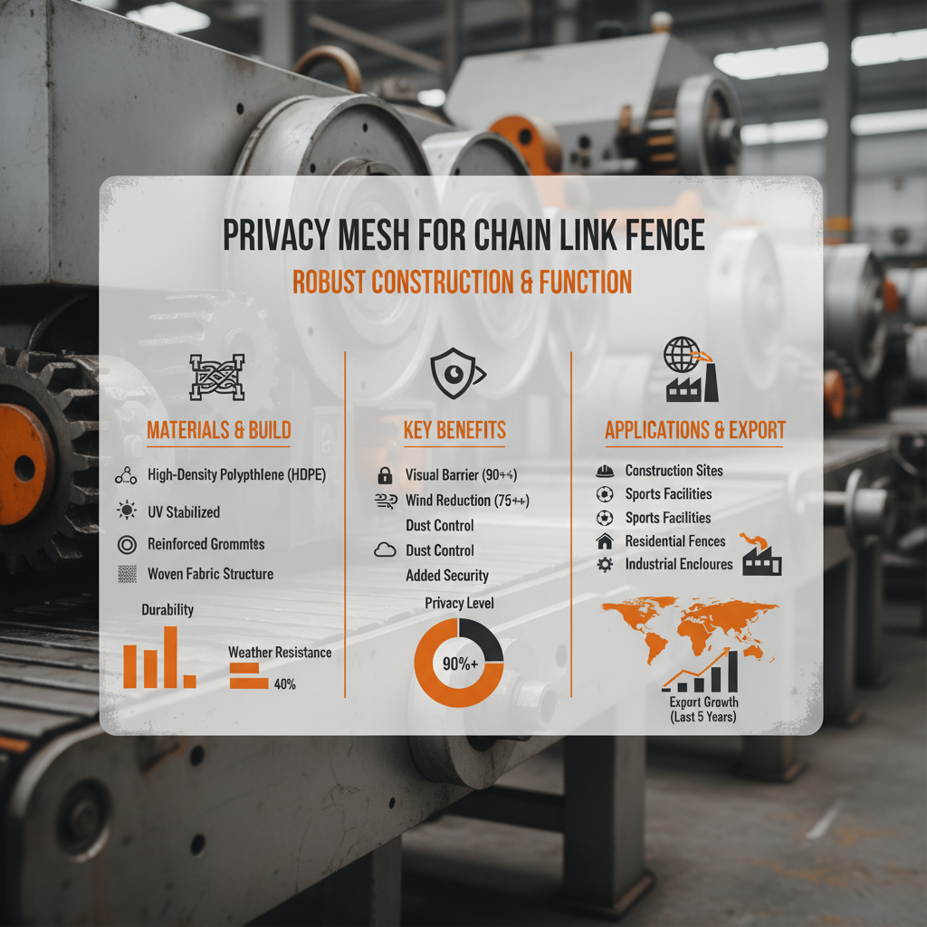 Enhance Your Chain Link Fence with a Durable Privacy Mesh Solution