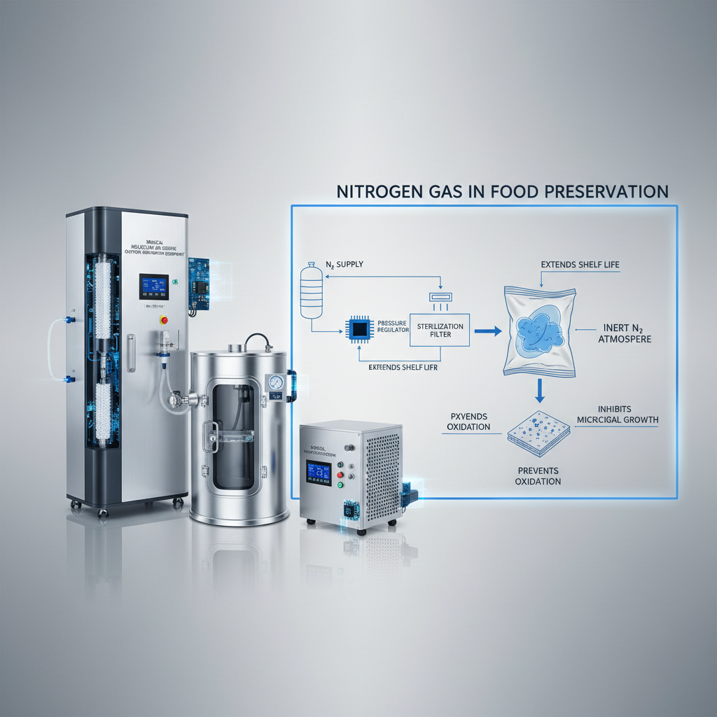 nitrogen gas in food