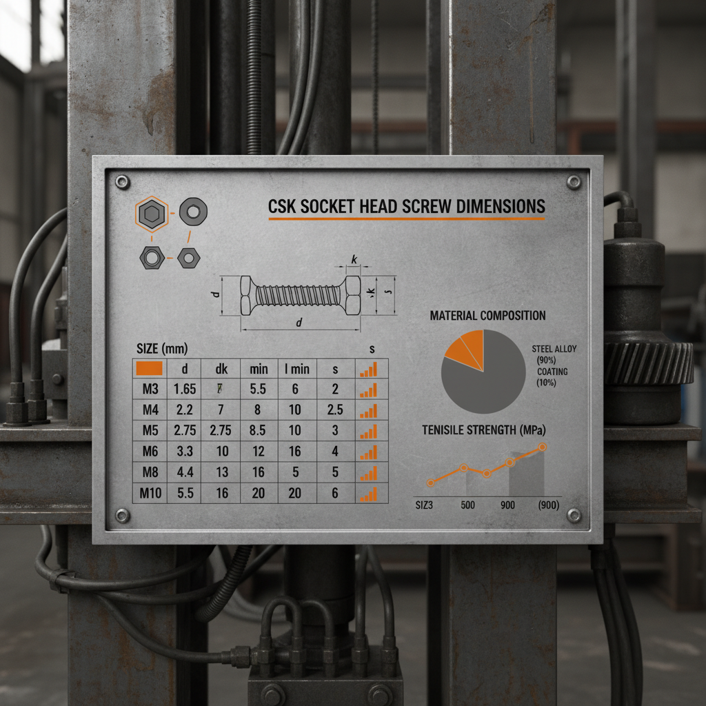 Comprehensive Guide to CSK Socket Head Screw Dimensions and Applications