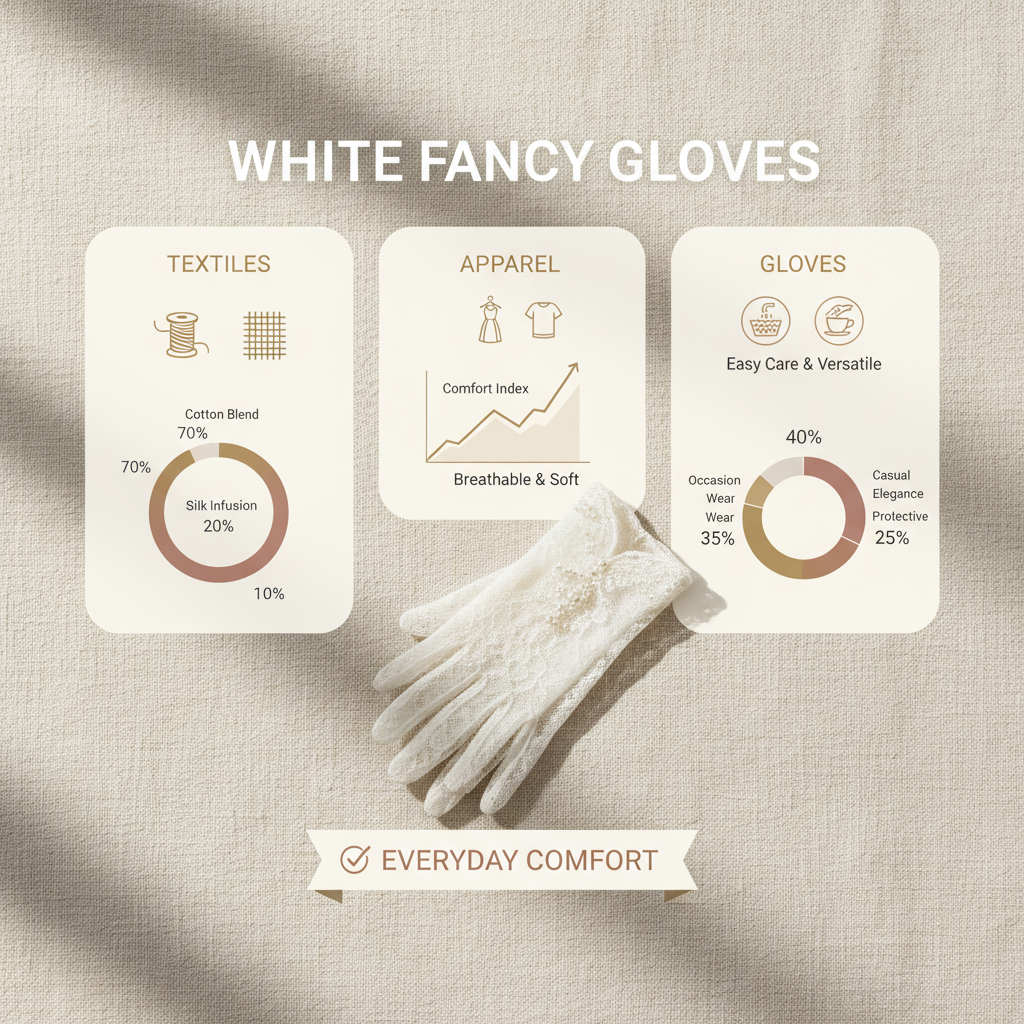 white fancy gloves