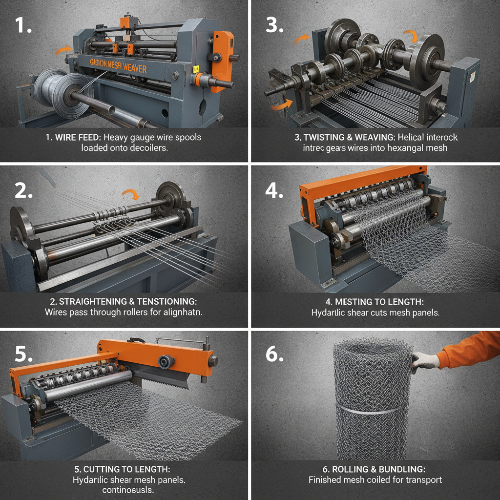 China gabion mesh machine