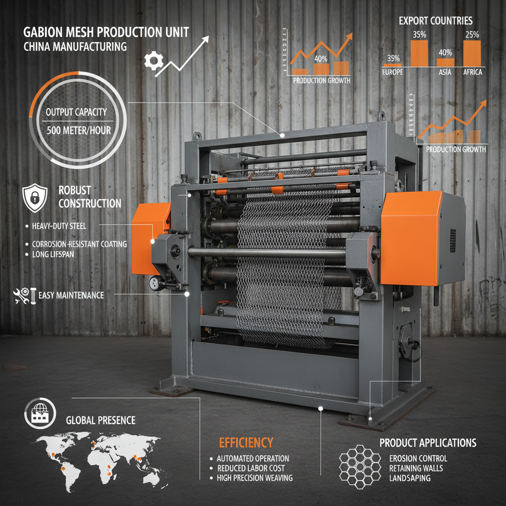 China gabion mesh machine