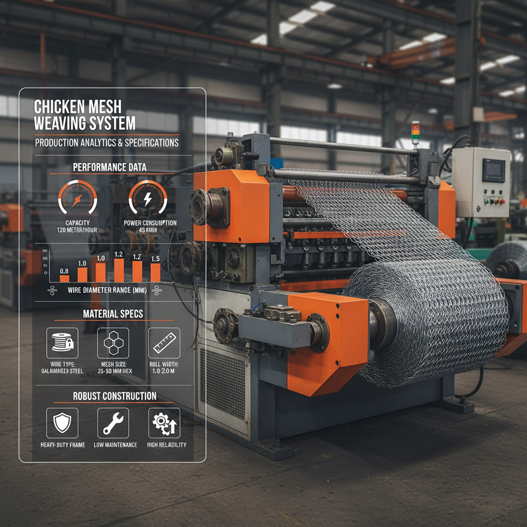 chicken mesh making machine