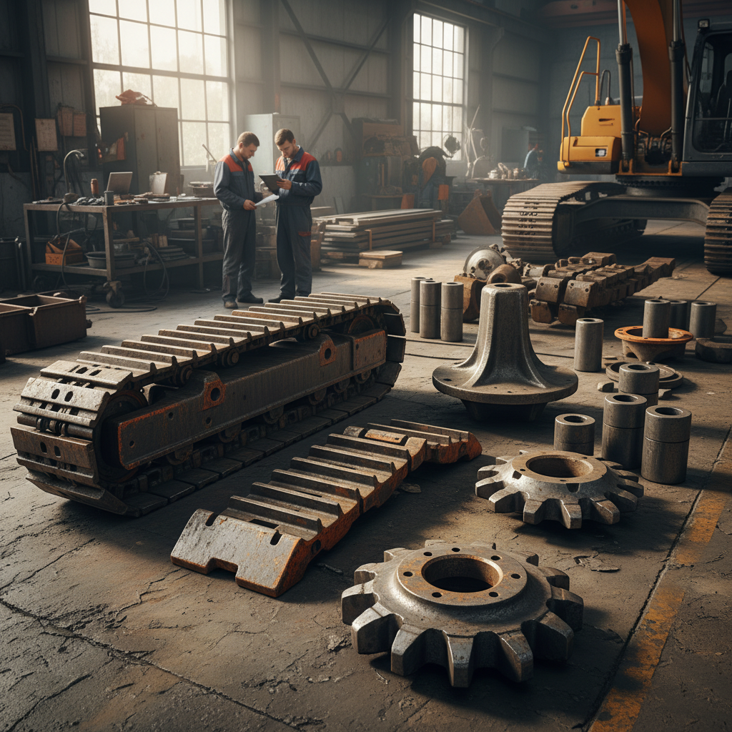 undercarriage parts for excavator