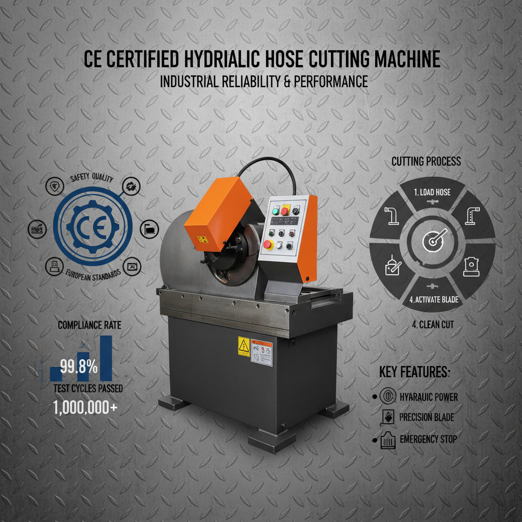 CE Certification hydraulic hose cutting machine