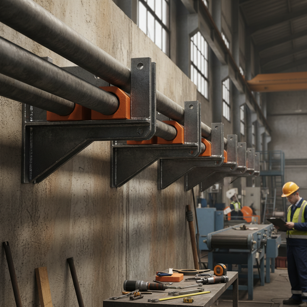 pipe bracket spacing