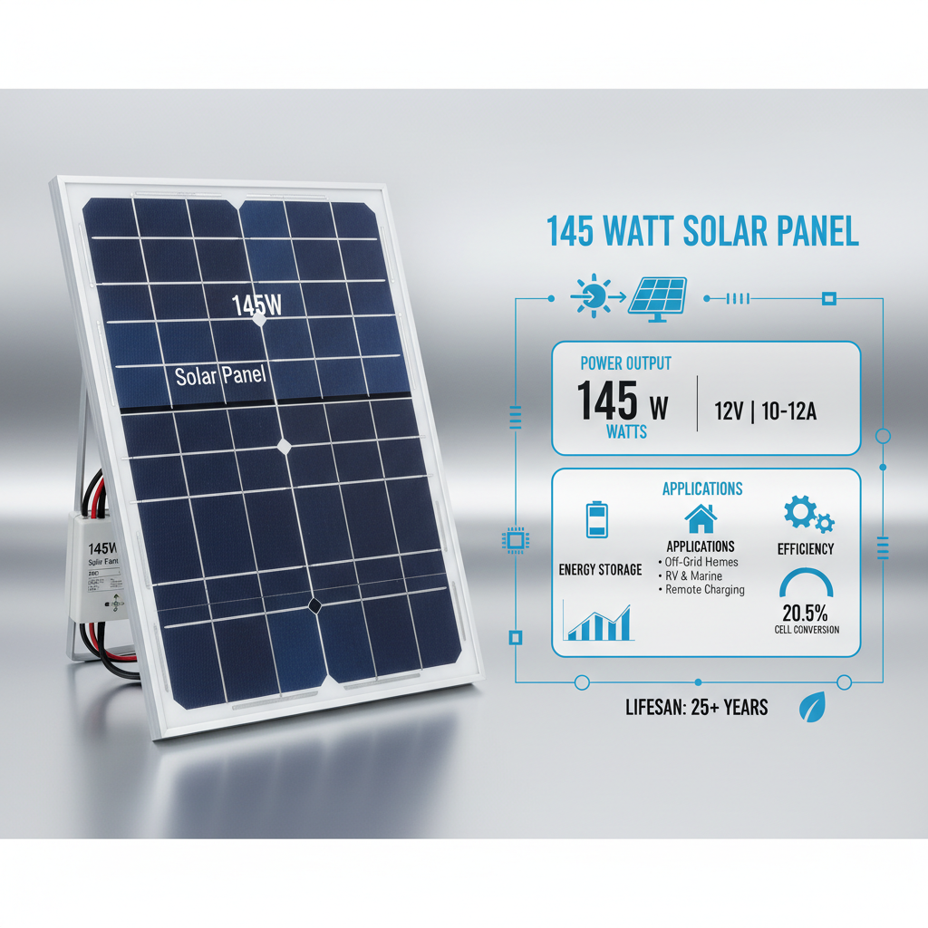 145 watt solar panel