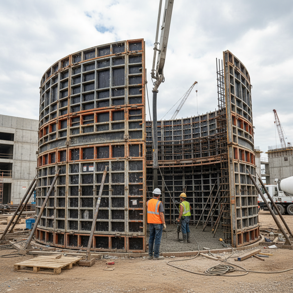 Efficient Construction with Advanced Circular Wall Formwork Systems