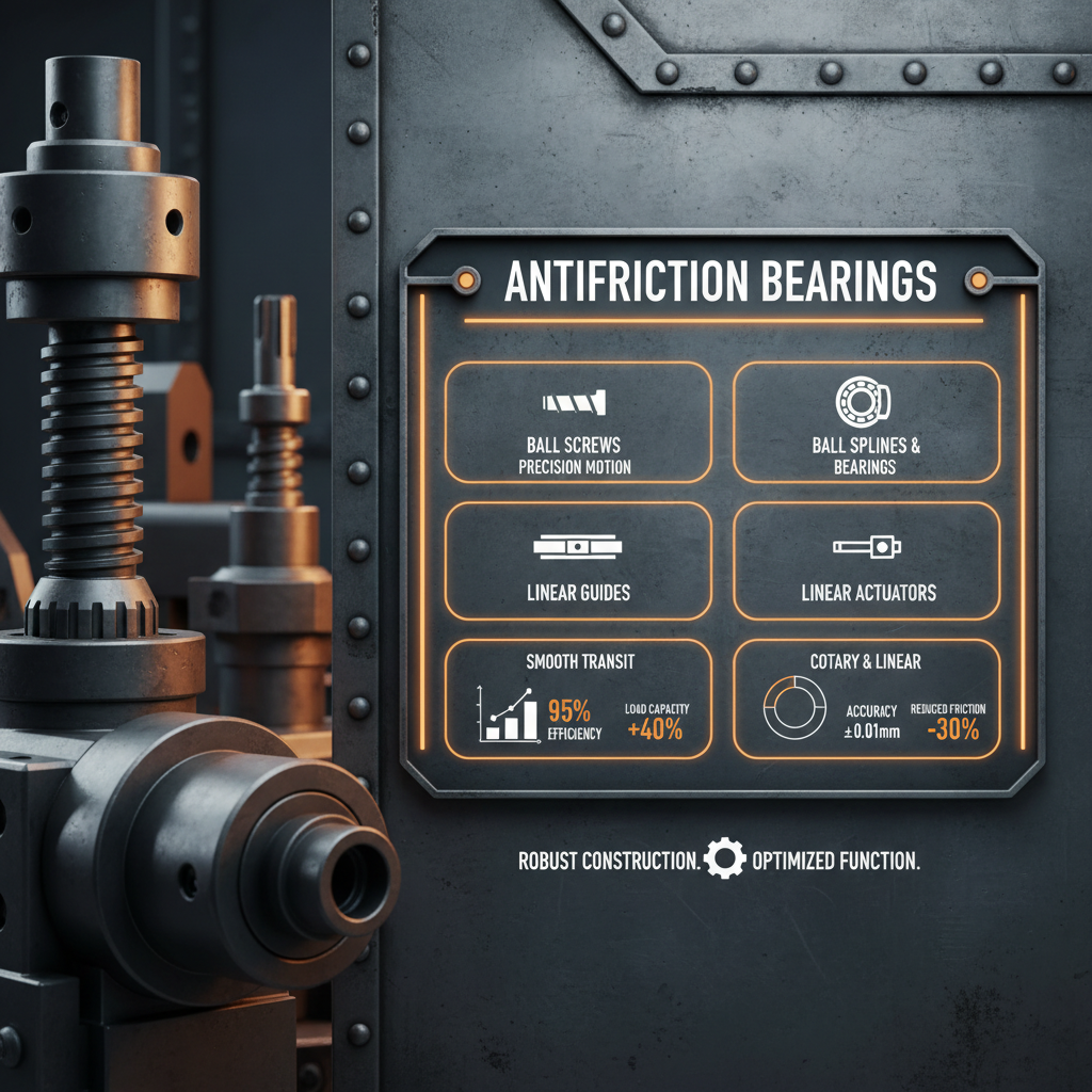 Comprehensive Guide to Antifriction Bearings Types and Effective Applications