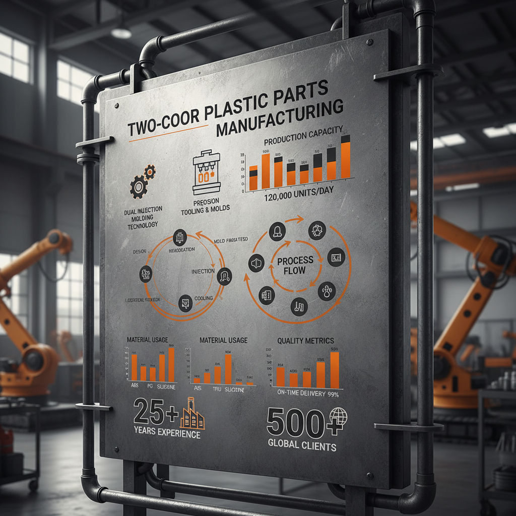 Two color plastic parts manufacturer