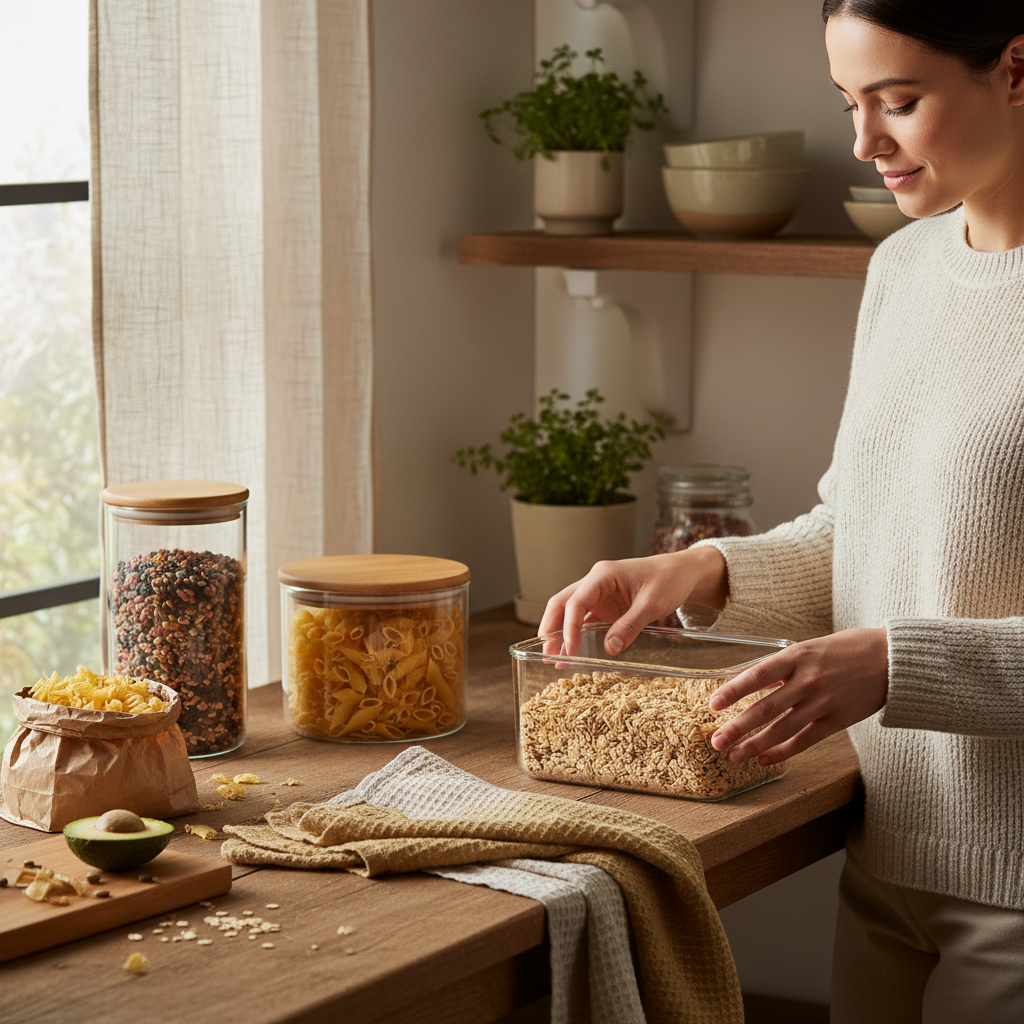 glass bulk food storage containers