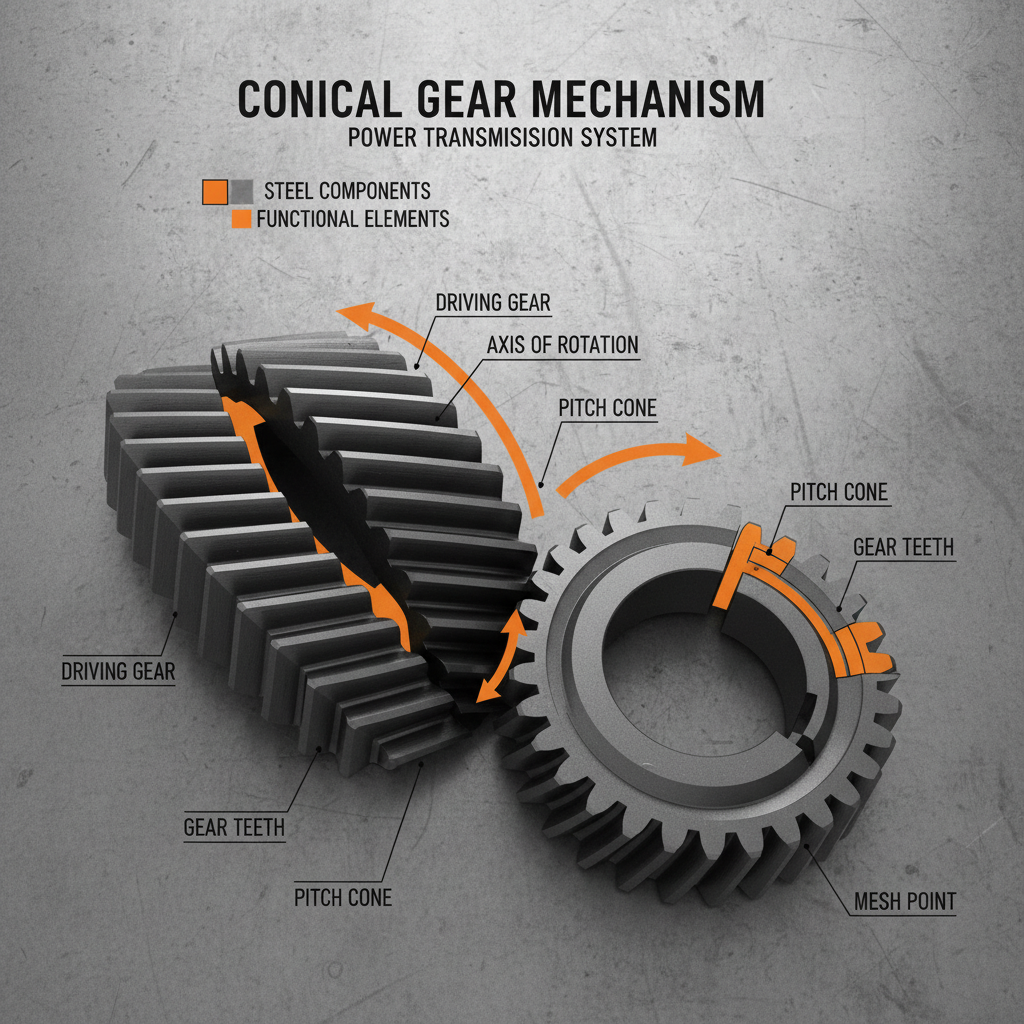 Precision Engineered Conical Gears for Optimal Performance