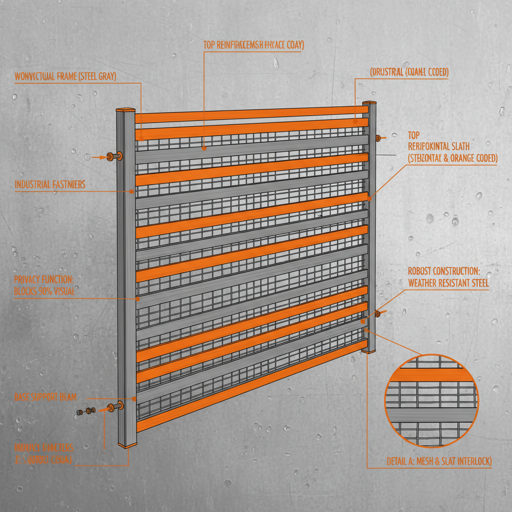 Privacy Fence Solutions with Durable Wire Mesh