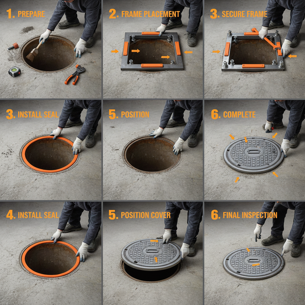 Precision Silk Screening for Indoor Manhole Covers
