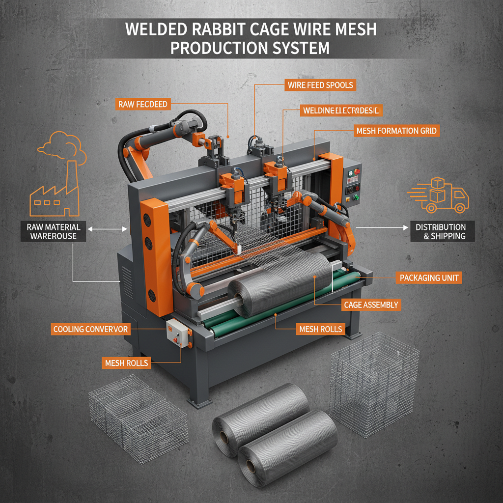 Welded Wire Mesh for Rabbit Cages