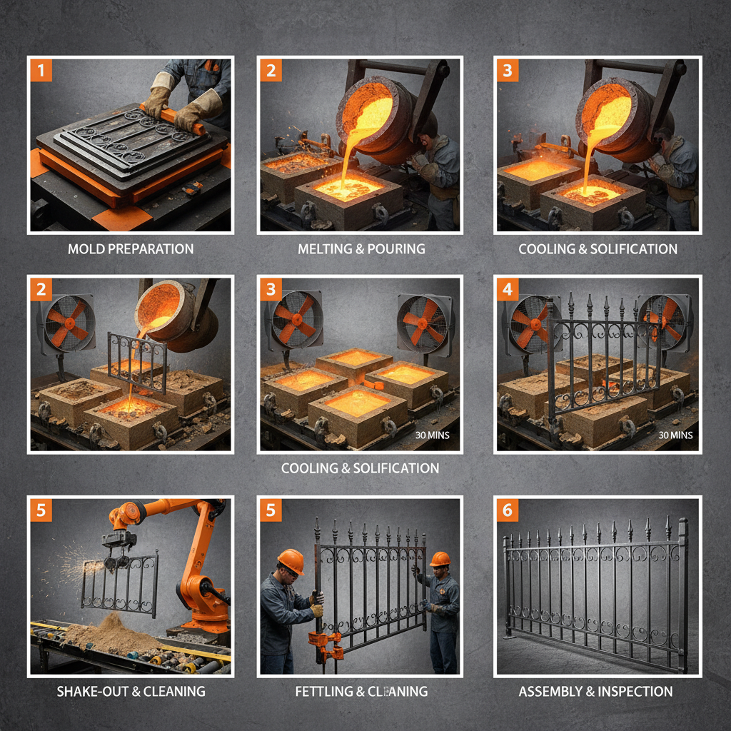 Premium Cast Iron Fence Panels