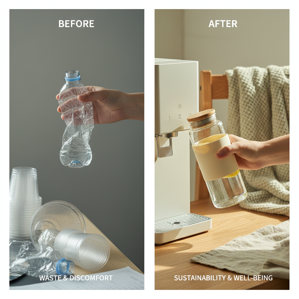 Refillable Glass Water Bottles