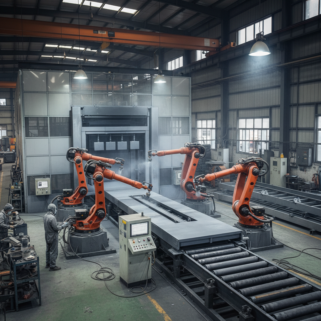 Automated Painting Solutions for Steel Prefabrication