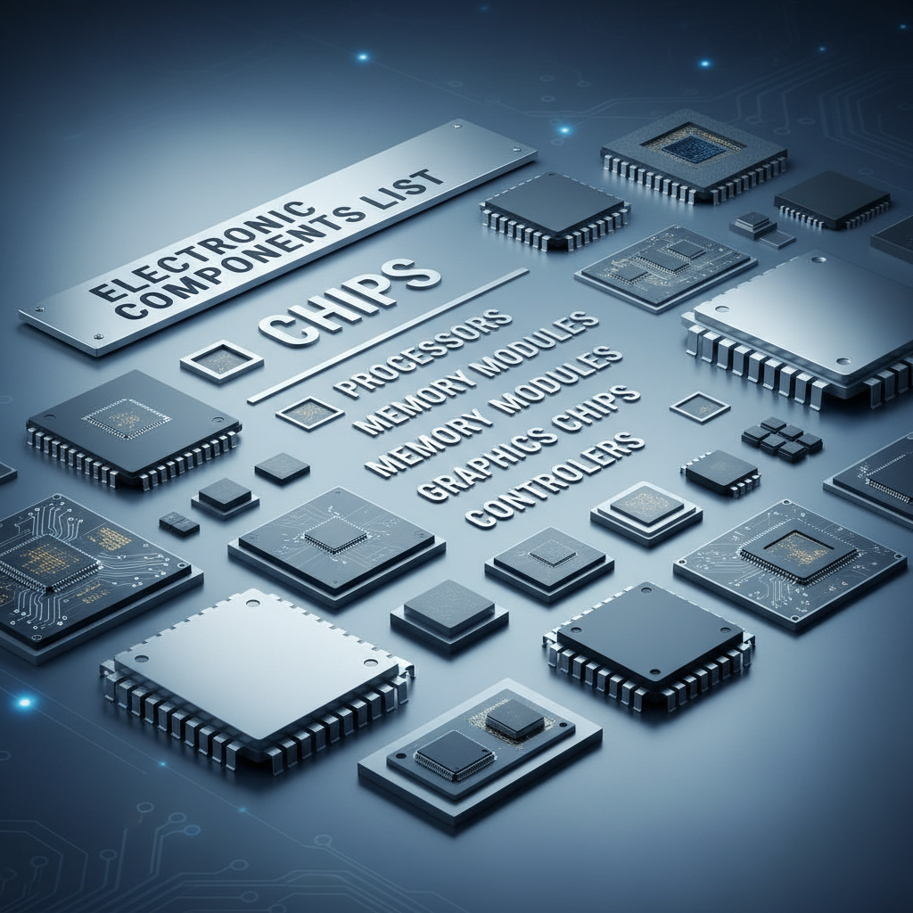 electronic components list