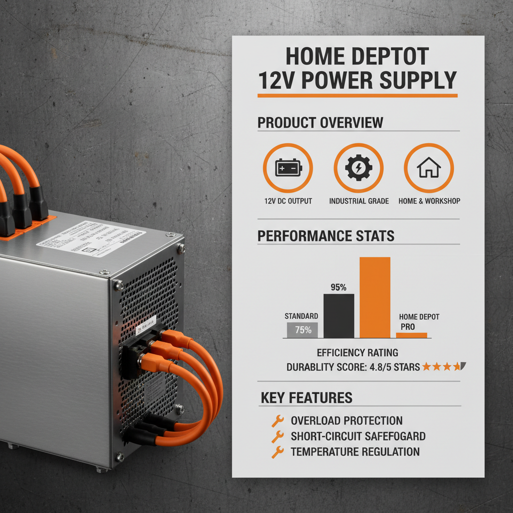 Comprehensive Guide to Home Depot 12V Power Supply Options and Alternatives