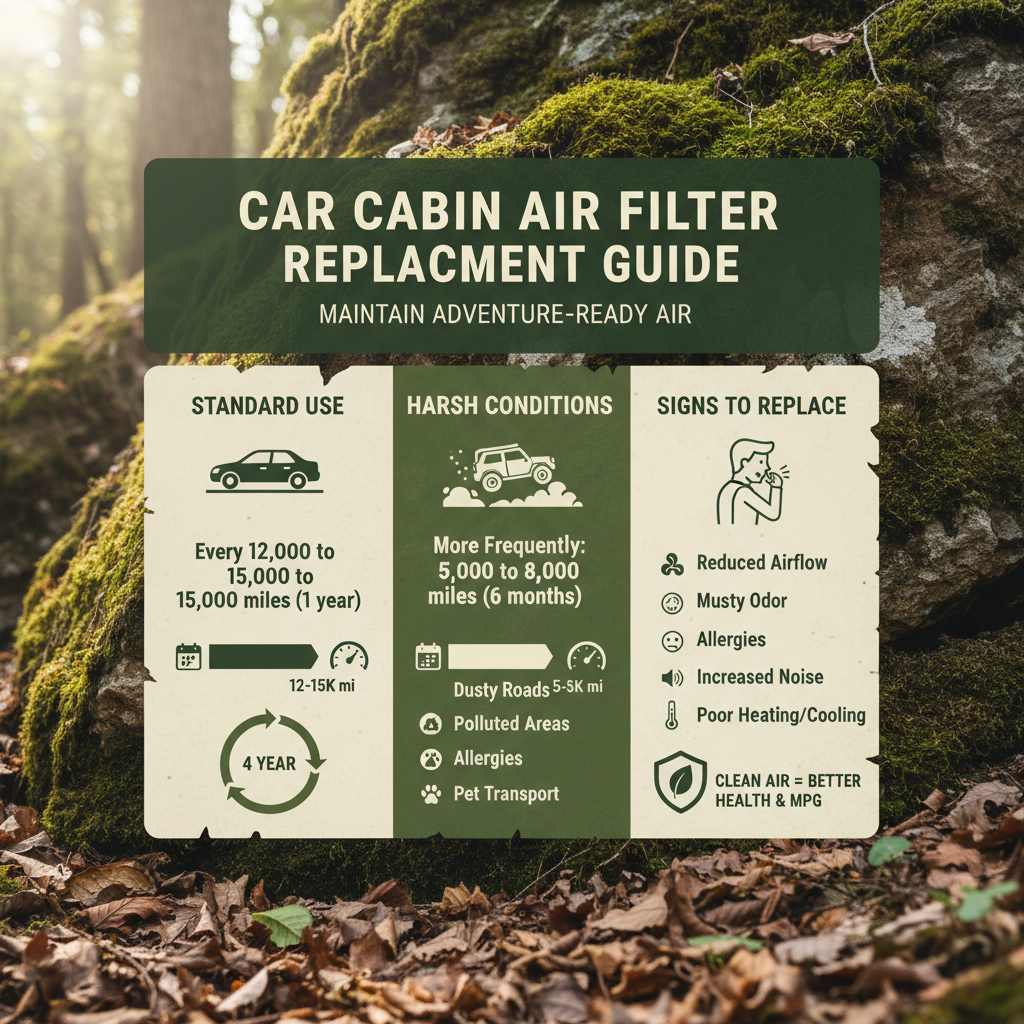 How Often Should a Car Cabin Filter Be Replaced for Optimal Air Quality