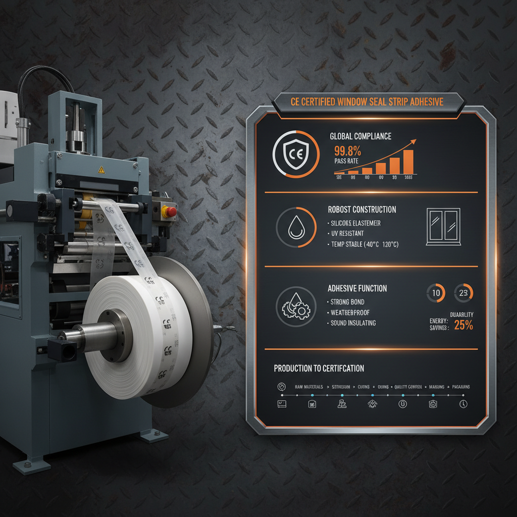 CE Certification Window Seal Strip Adhesive Guide for Optimal Window Performance