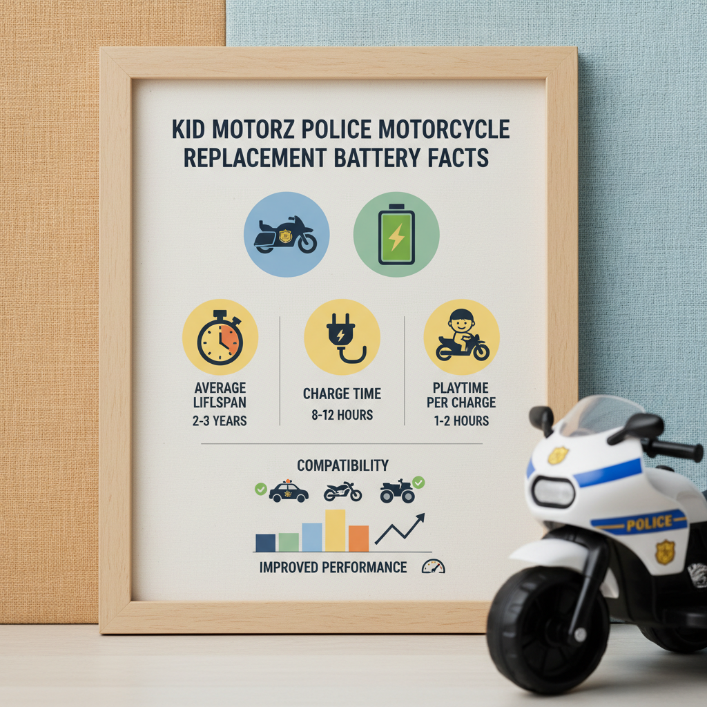 Kid Motorz Police Motorcycle Replacement Battery Guide and Options
