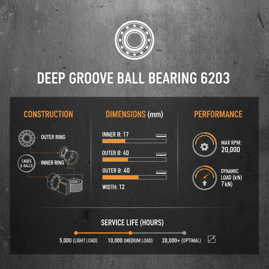 Understanding Deep Groove Ball Bearing 6203 Applications and Specifications