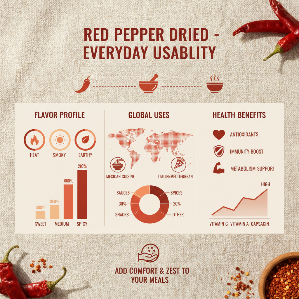 Exploring the Versatility of Dried Red Pepper for Culinary Excellence