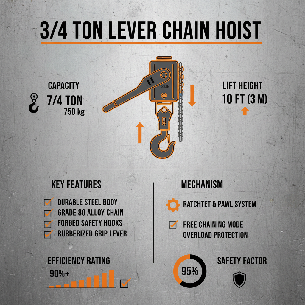 Comprehensive Guide to Selecting the Ideal 3 4 Ton Lever Chain Hoist
