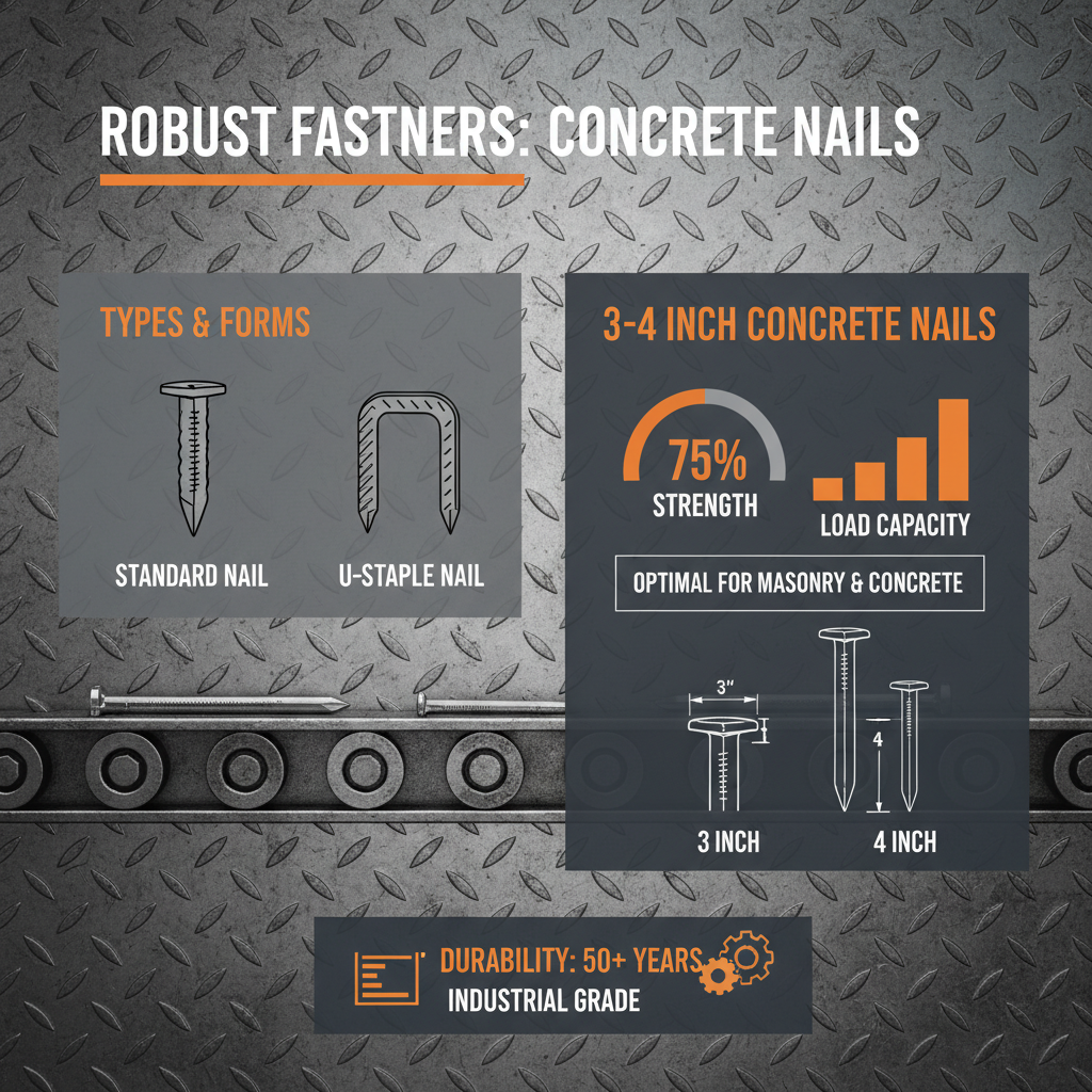 Comprehensive Guide to the Strength and Application of 3 4 Concrete Nails