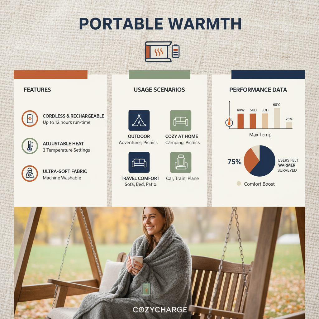 Discover the Comfort of a Battery Operated Heated Blanket for All Your Needs