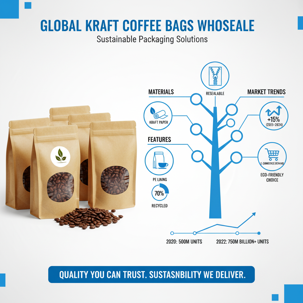 Wholesale Kraft Coffee Bags for Roasters and Retailers
