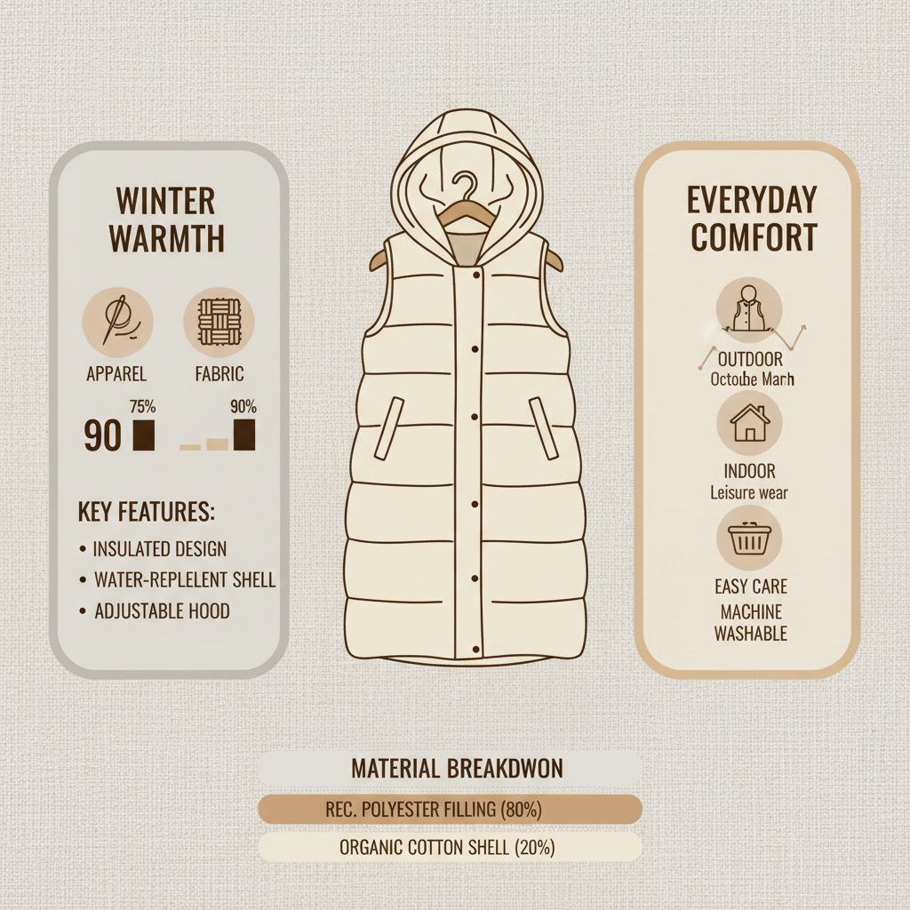 Stay Warm and Protected with a Long Winter Vest with Hood This Season