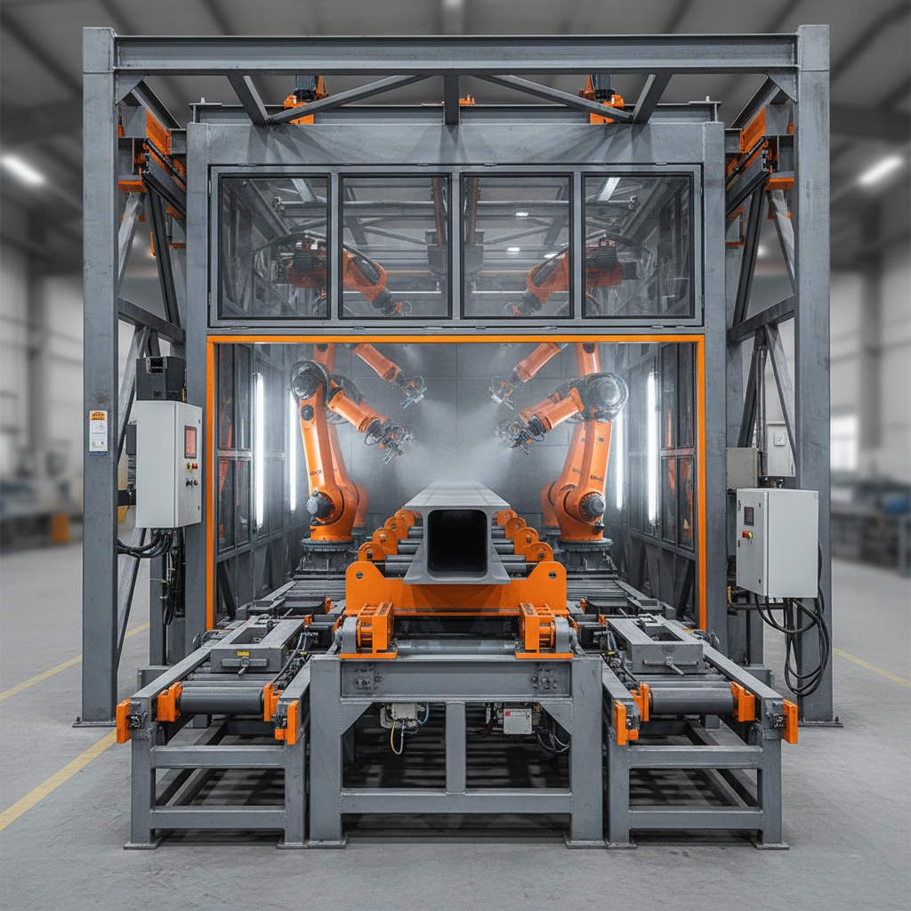 Customized Design of Steel Structure Spraying Line for Efficient Coating Solutions