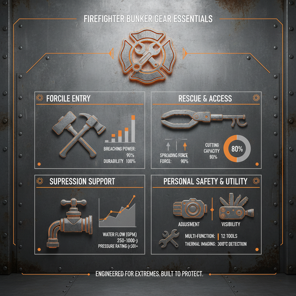 Comprehensive Guide to Essential Firefighter Tools for Bunker Gear and Safety